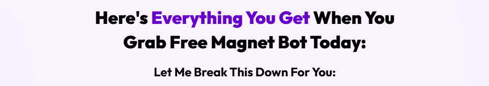 Free Magnet Bot Review