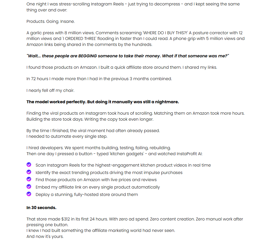 InstaProfit AI Review