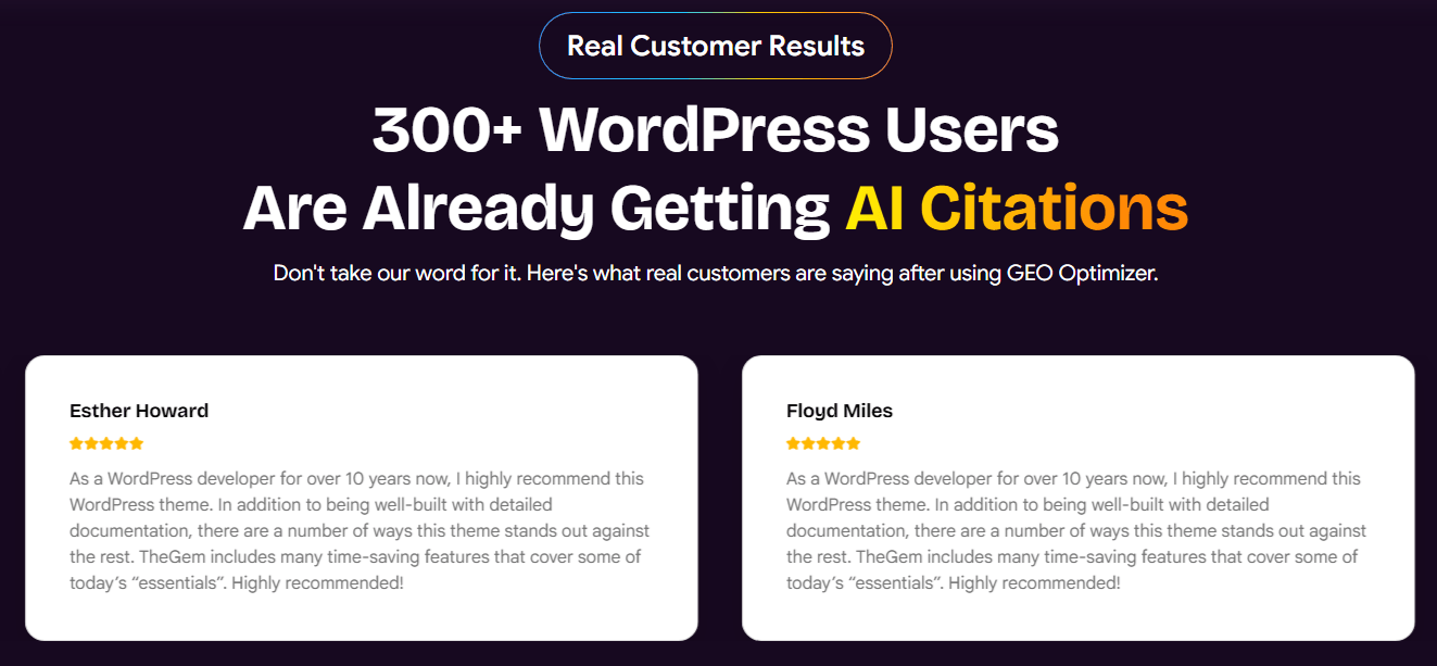 GEO Optimizer Review